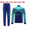 Brasilien Kinder Blau Trainingsanzüge 2023-2024